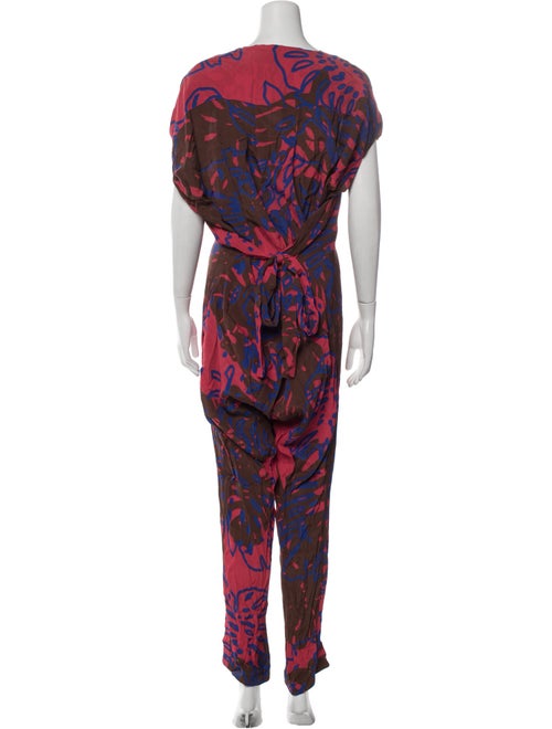 Vivienne Westwood Anglomania Printed V-Neck Jumpsuit