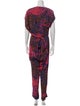 Vivienne Westwood Anglomania Printed V-Neck Jumpsuit