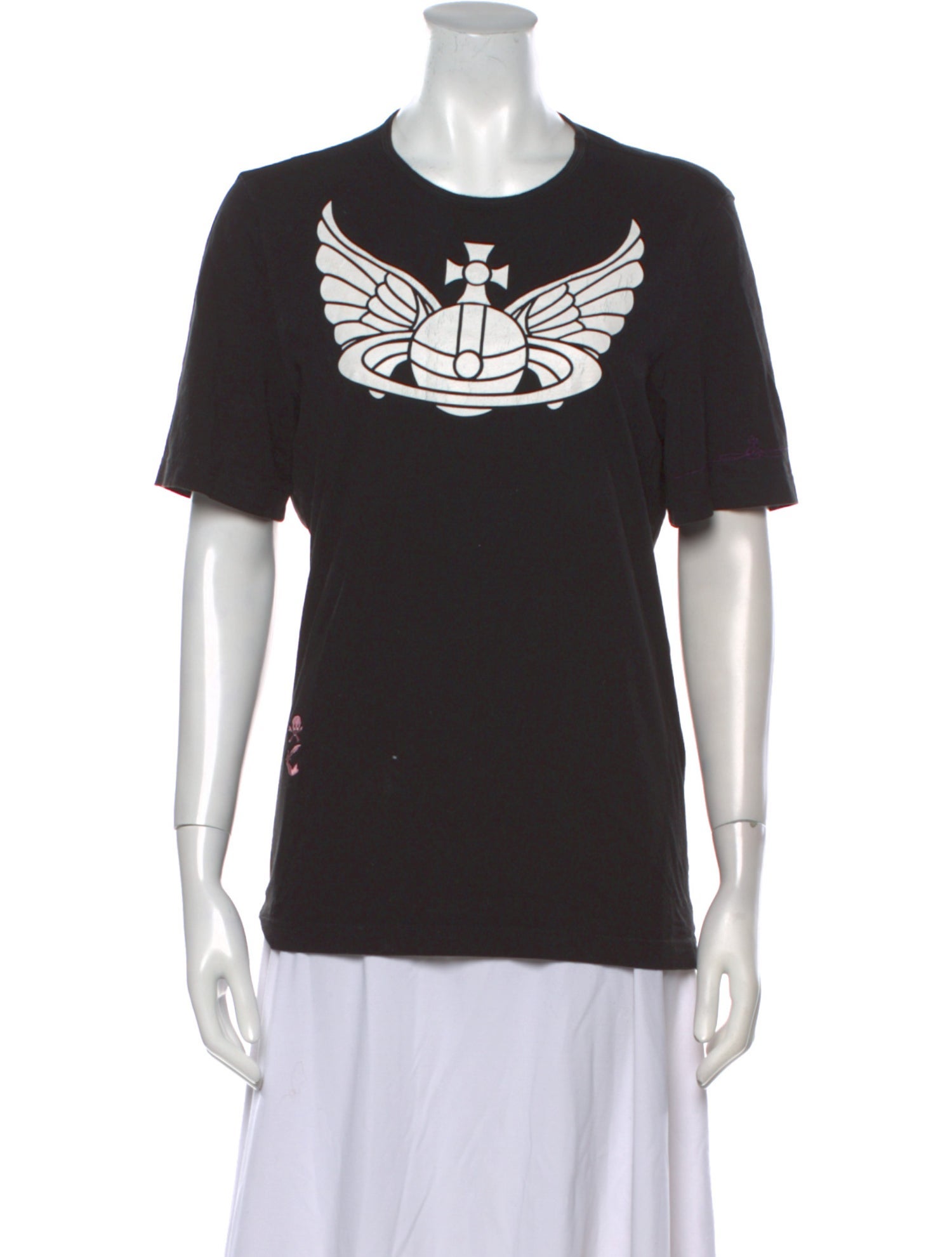 Vivienne Westwood Anglomania Graphic Print Crew Neck T-Shirt