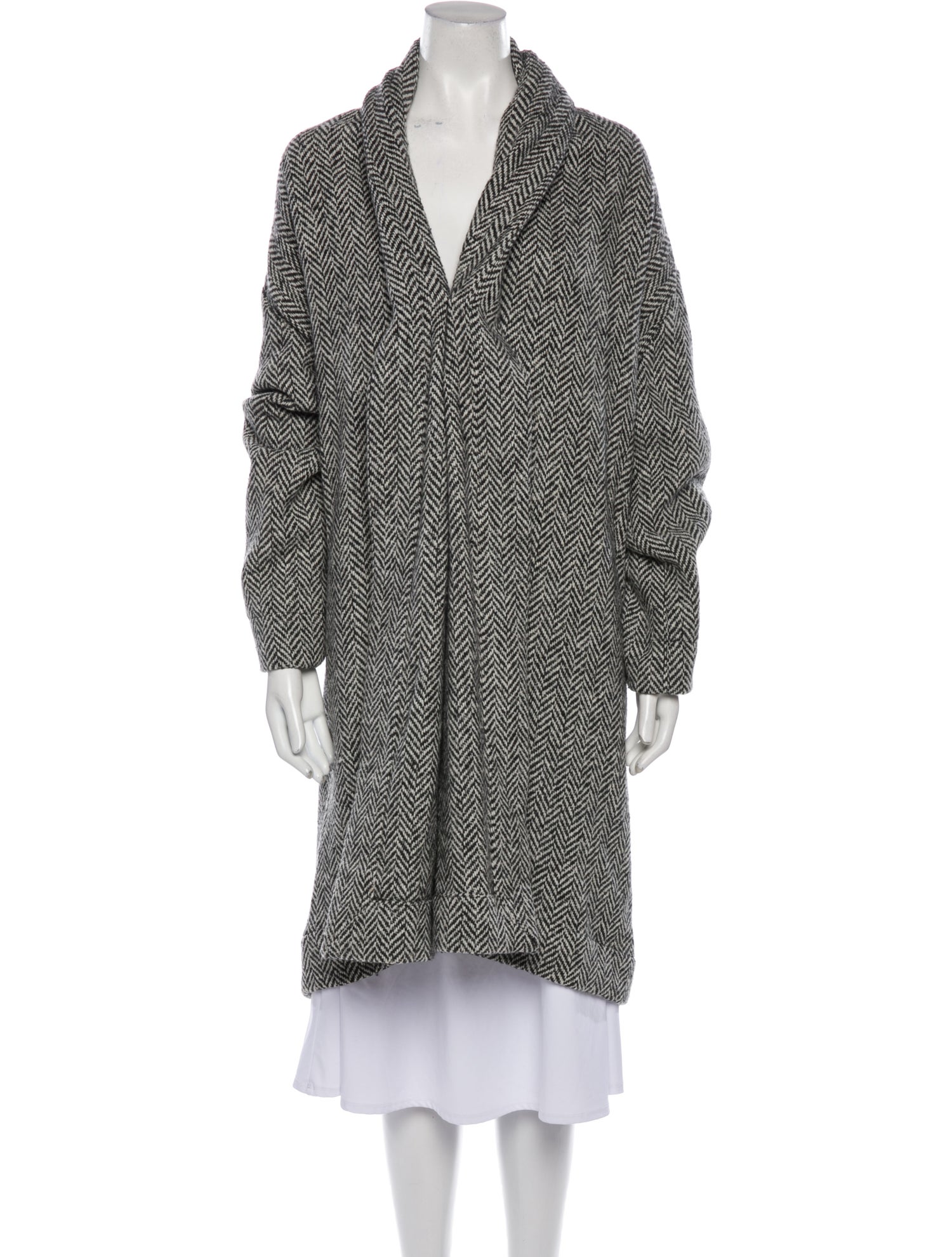 Vivienne Westwood Anglomania Wool Tweed Pattern Coat