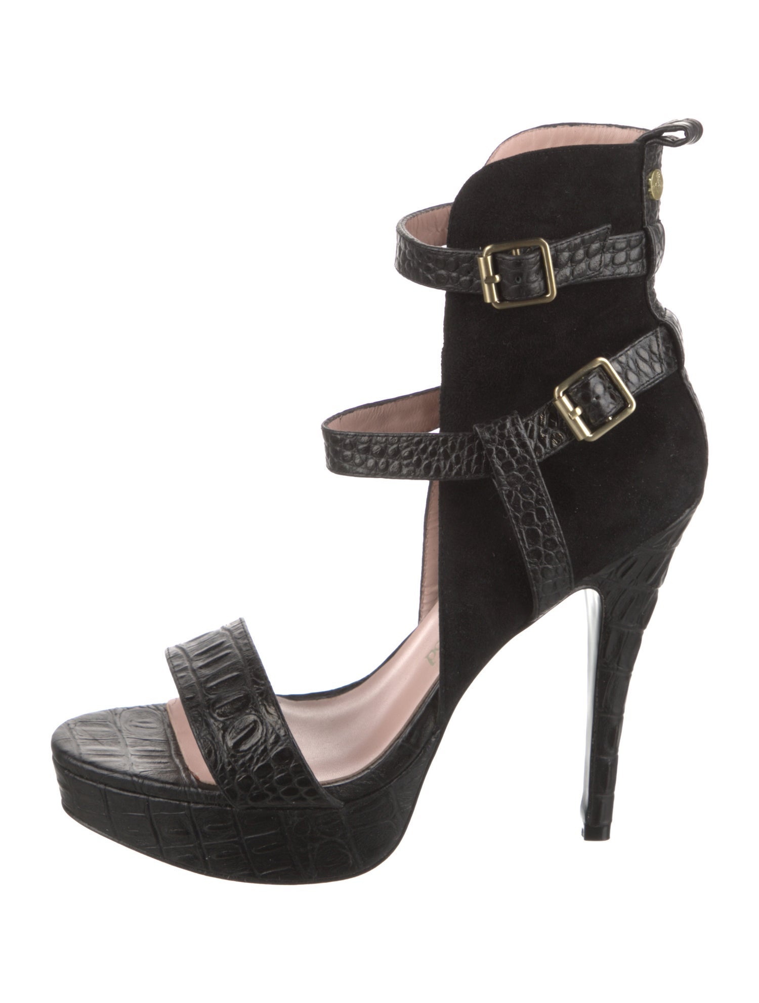 Vivienne Westwood Anglomania Crocodile Gladiator Sandals