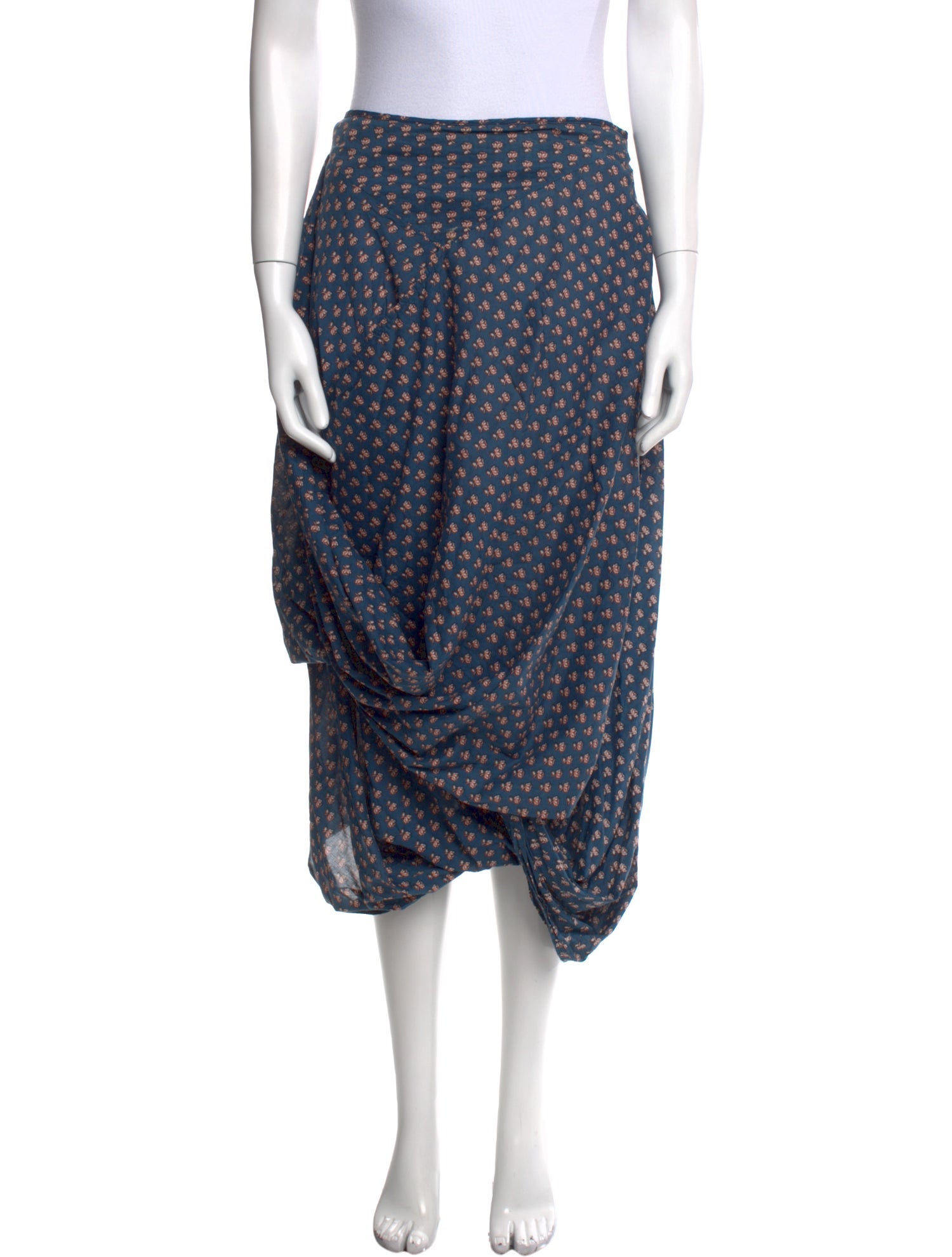 Vivienne Westwood Anglomania Printed Midi Length Skirt