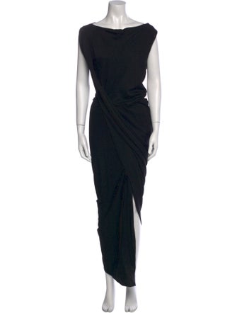 Vivienne Westwood Anglomania Cowl Neck Long Dress