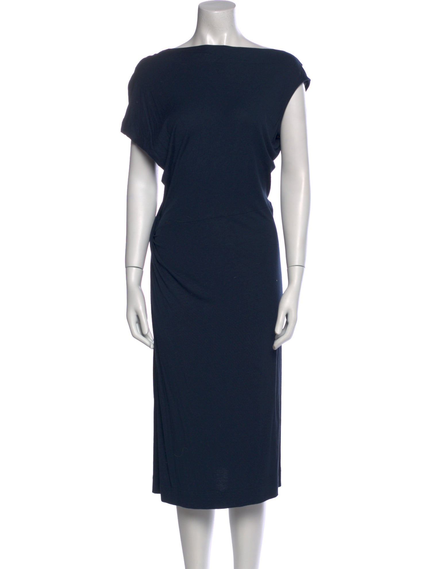 Vivienne Westwood Anglomania Bateau Neckline Midi Length Dress