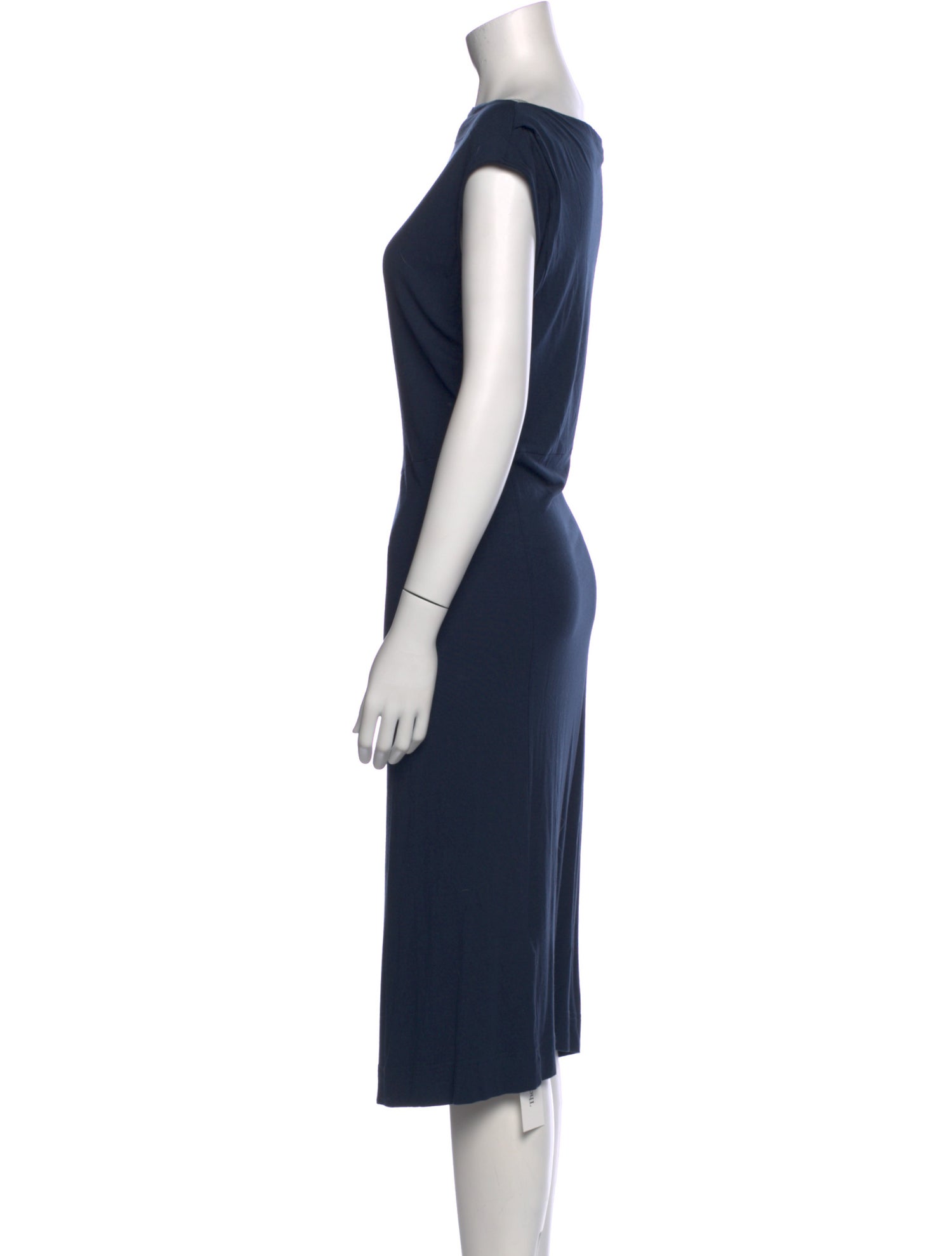 Vivienne Westwood Anglomania Bateau Neckline Midi Length Dress