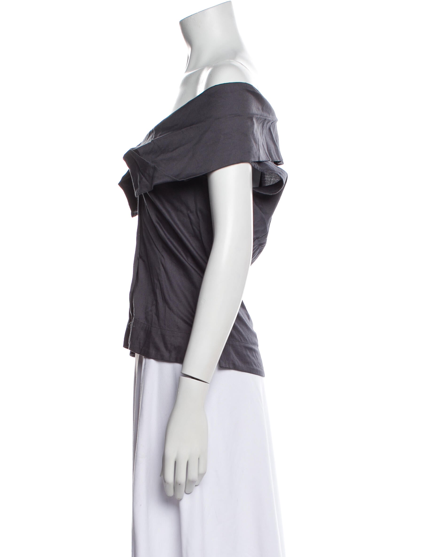 Vivienne Westwood Anglomania Off-The-Shoulder Short Sleeve Top