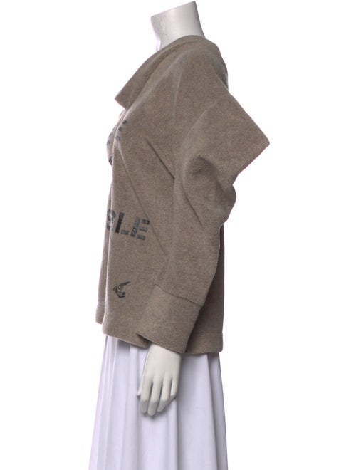 Vivienne Westwood Anglomania Graphic Print V-Neck Sweatshirt