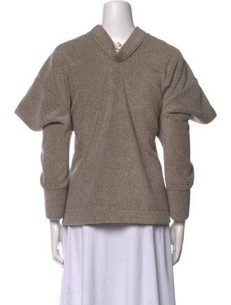 Vivienne Westwood Anglomania Graphic Print V-Neck Sweatshirt