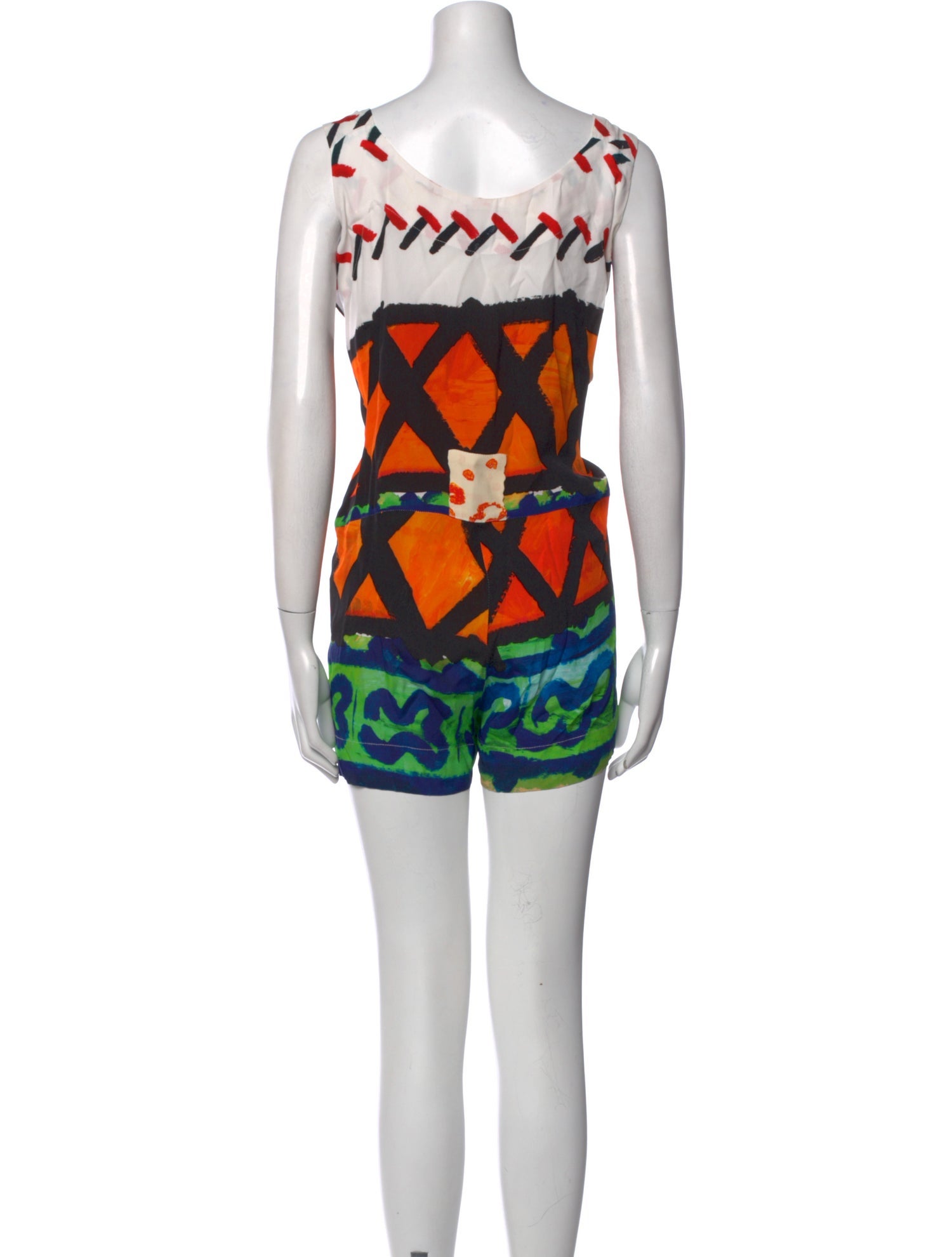 Vivienne Westwood Anglomania Printed V-Neck Romper