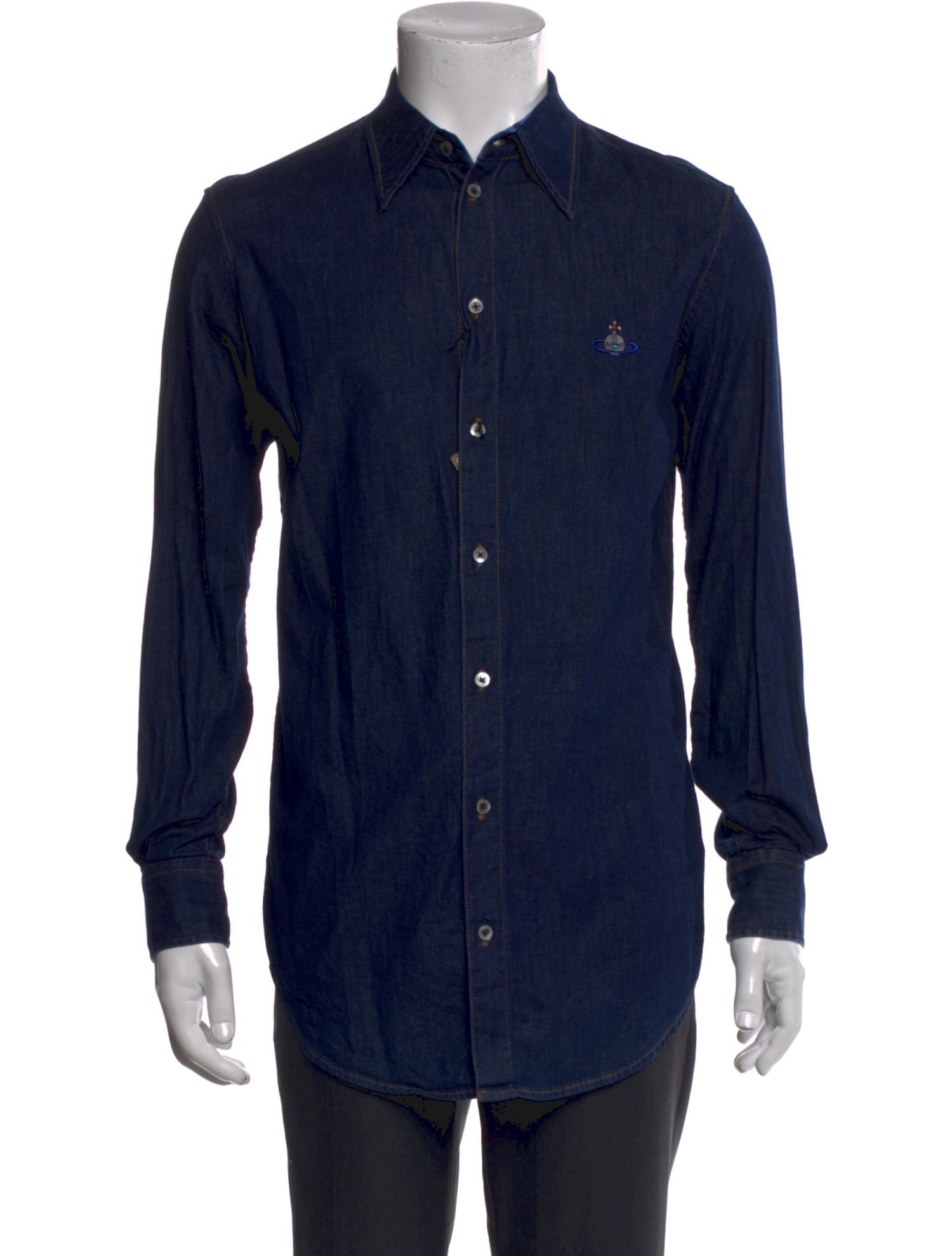 Vivienne Westwood Anglomania 2015 Long Sleeve Denim Shirt w/ Tags