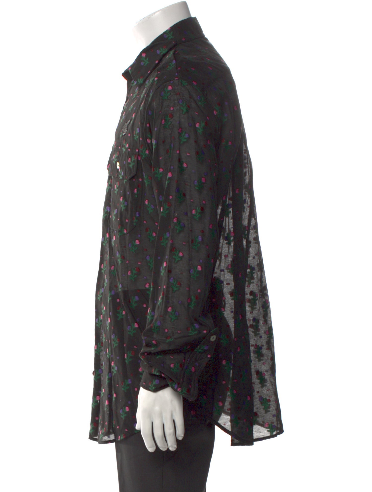 Vivienne Westwood Anglomania Floral Print Long Sleeve Shirt w/ Tags