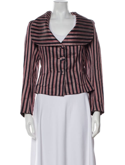 Vivienne Westwood Anglomania Linen Striped Blazer