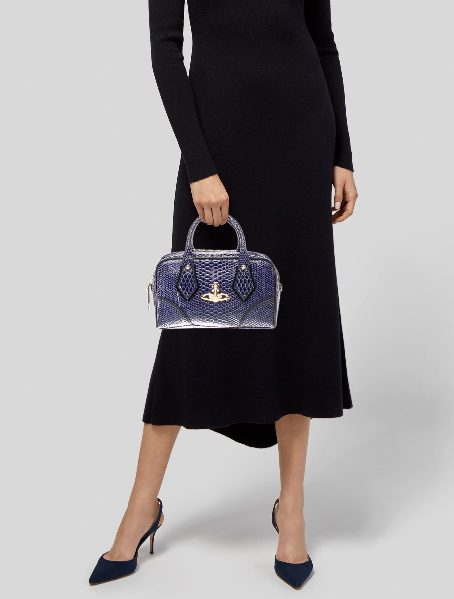 Vivienne Westwood Anglomania Leather Top Handle Bag