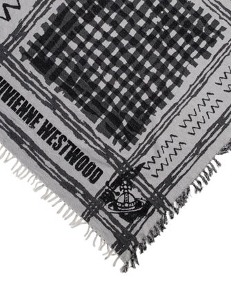 Vivienne Westwood Anglomania Wool Printed Scarf
