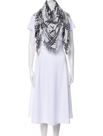 Vivienne Westwood Anglomania Wool Printed Scarf