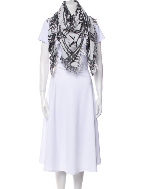 Vivienne Westwood Anglomania Wool Printed Scarf