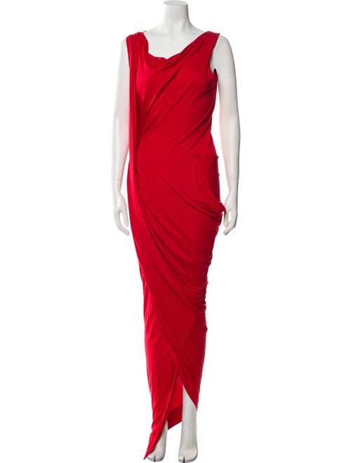 Vivienne Westwood Anglomania Cowl Neck Long Dress