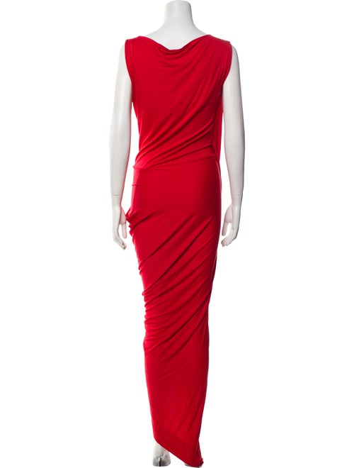 Vivienne Westwood Anglomania Cowl Neck Long Dress