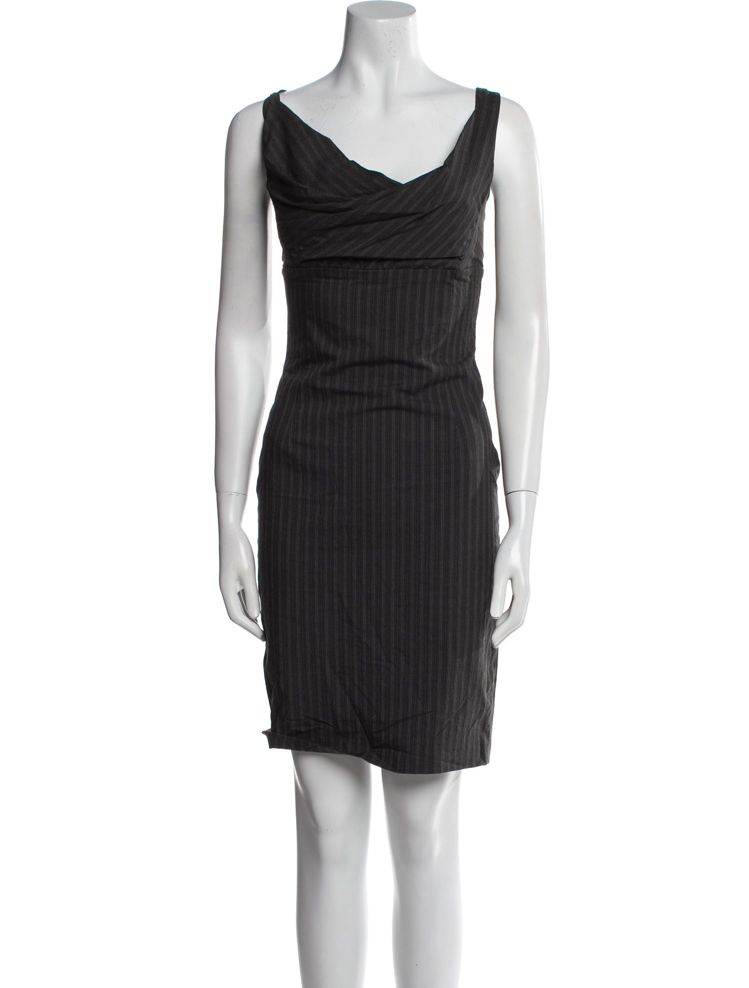 Vivienne Westwood Anglomania Cowl Neck Mini Dress