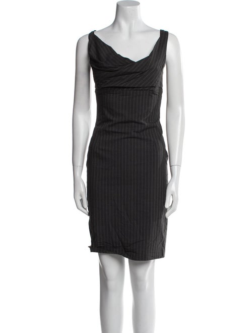 Vivienne Westwood Anglomania Cowl Neck Mini Dress