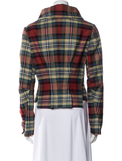 Vivienne Westwood Anglomania Wool Plaid Print Jacket