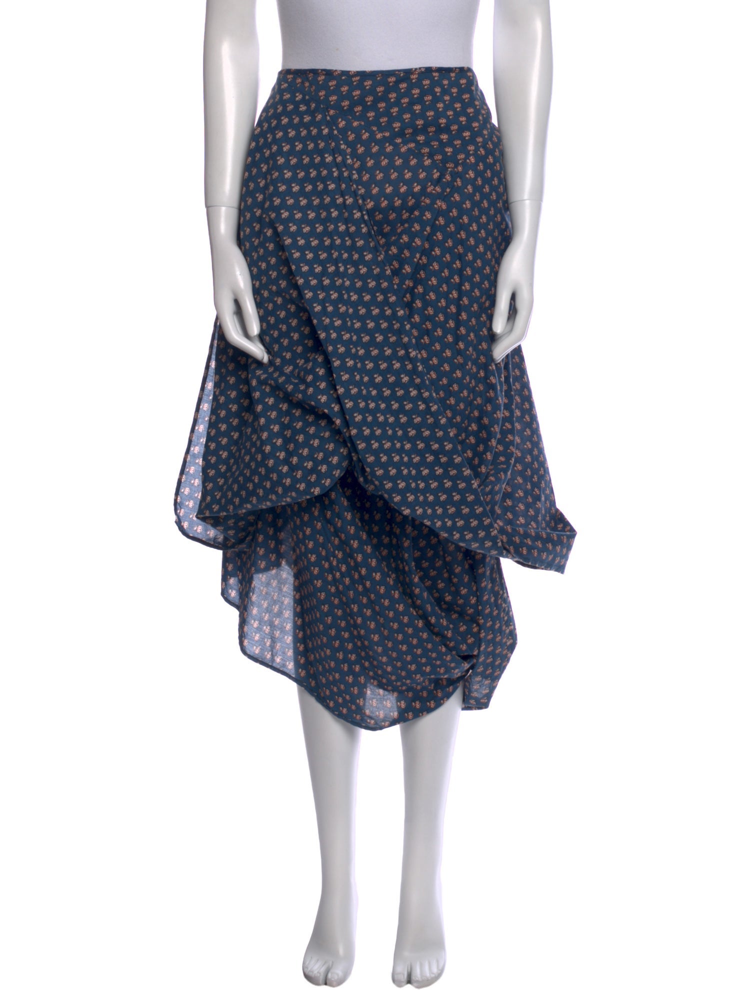 Vivienne Westwood Anglomania Printed Midi Length Skirt