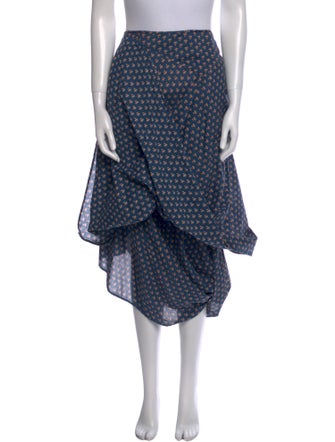 Vivienne Westwood Anglomania Printed Midi Length Skirt