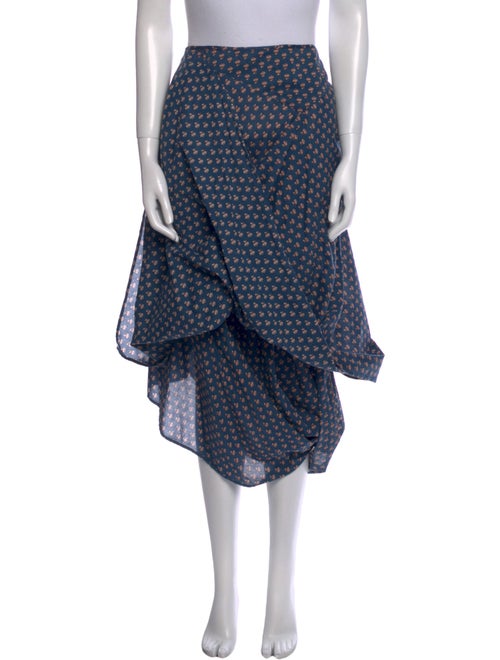 Vivienne Westwood Anglomania Printed Midi Length Skirt