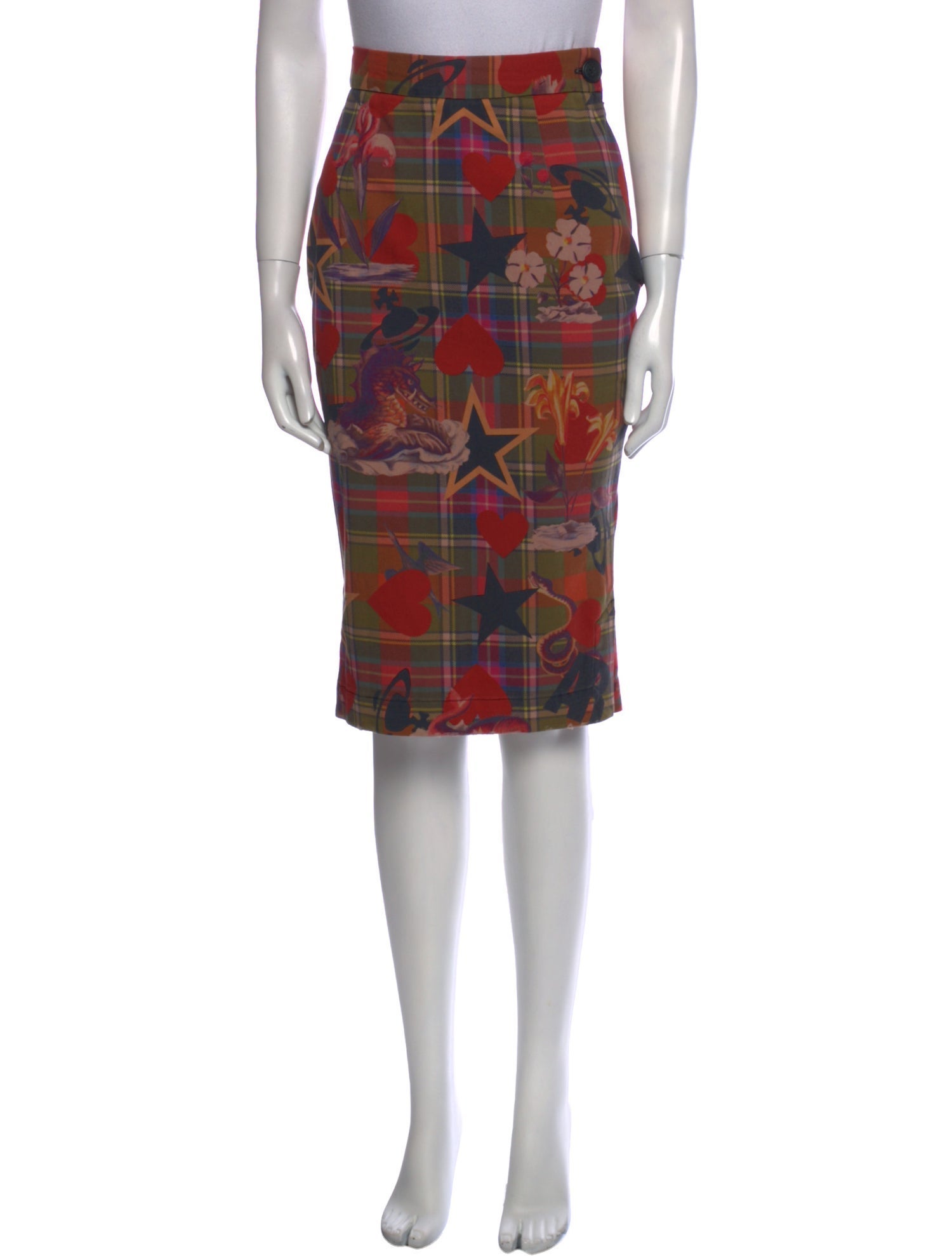 Vivienne Westwood Anglomania Printed Knee-Length Skirt