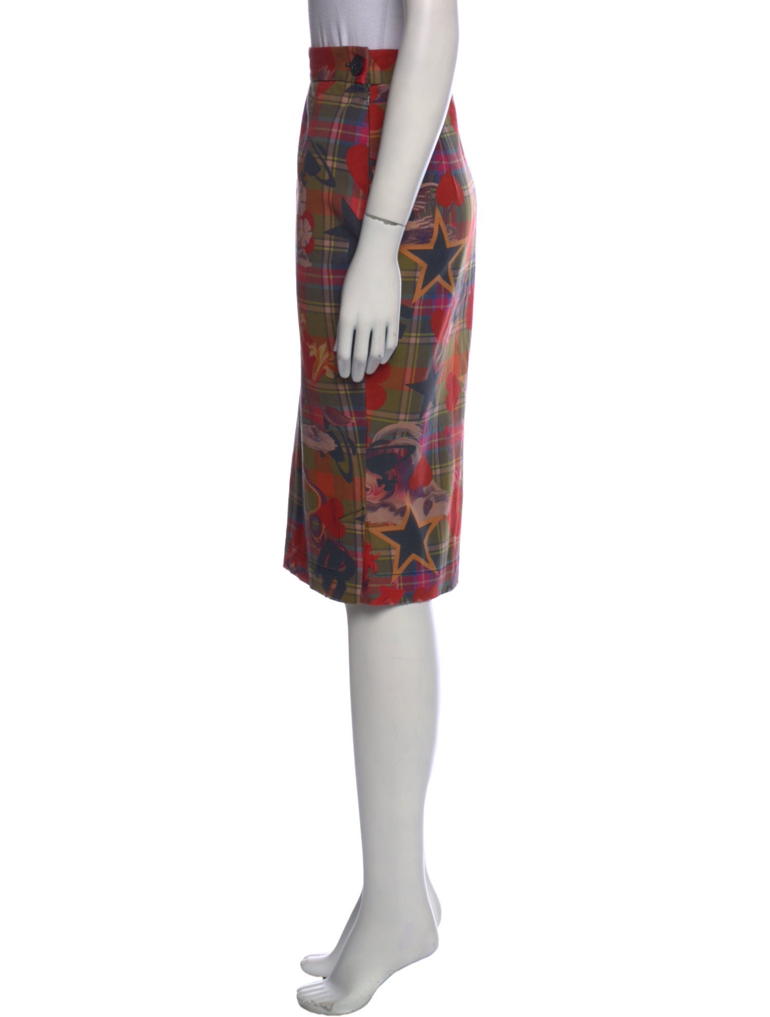 Vivienne Westwood Anglomania Printed Knee-Length Skirt