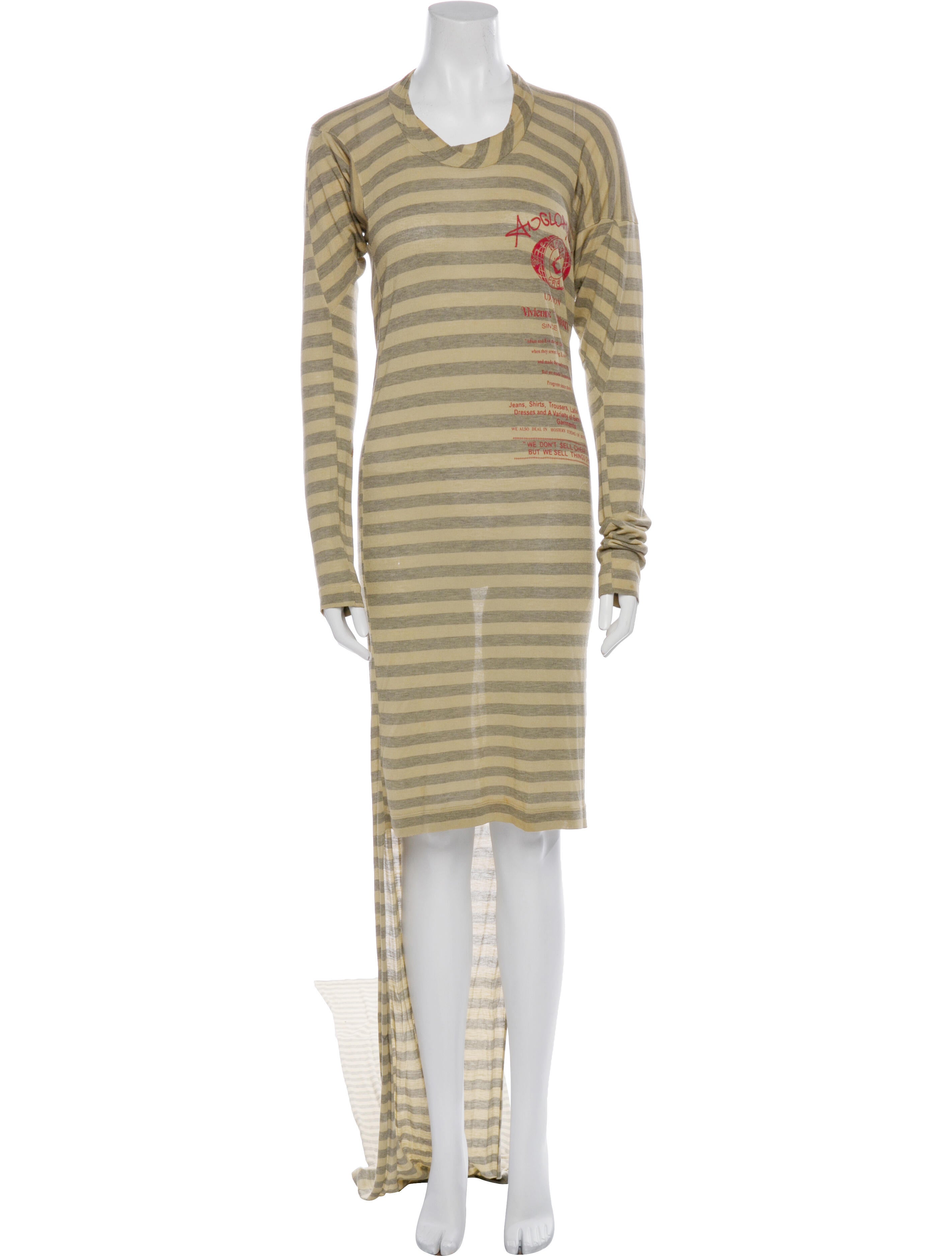 Vivienne Westwood Anglomania Striped Knee-Length Dress