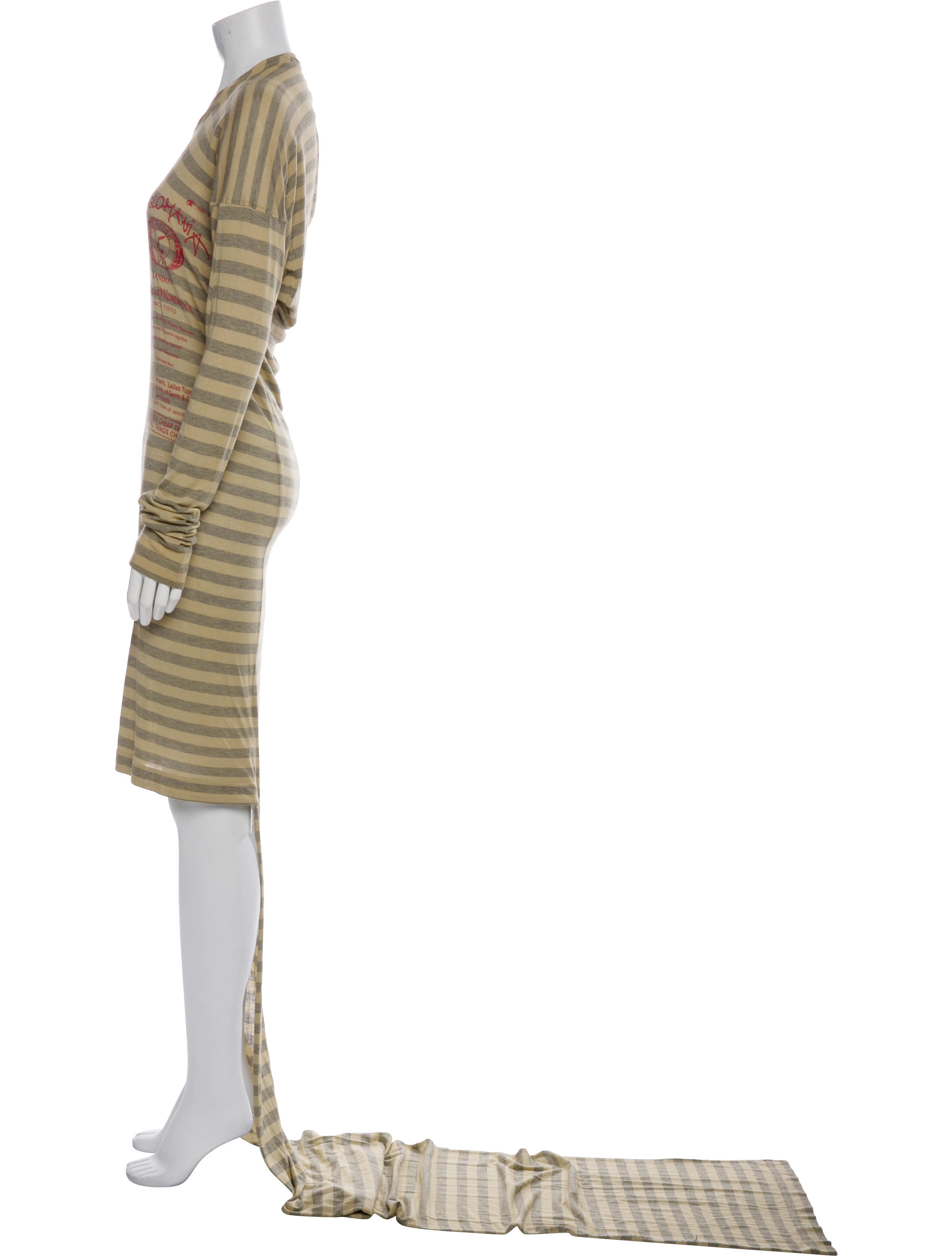 Vivienne Westwood Anglomania Striped Knee-Length Dress