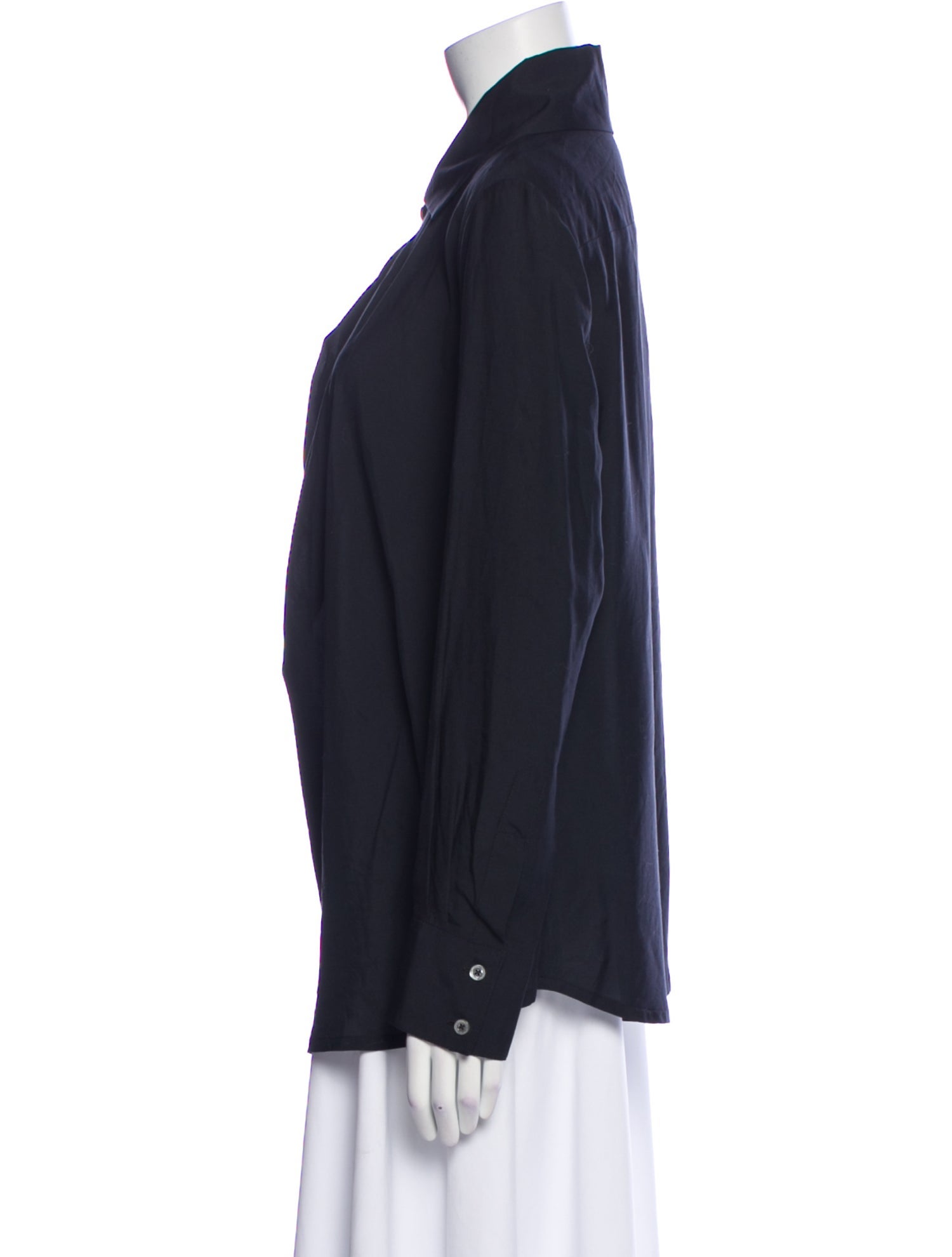 Vivienne Westwood Anglomania V-Neck Long Sleeve Blouse