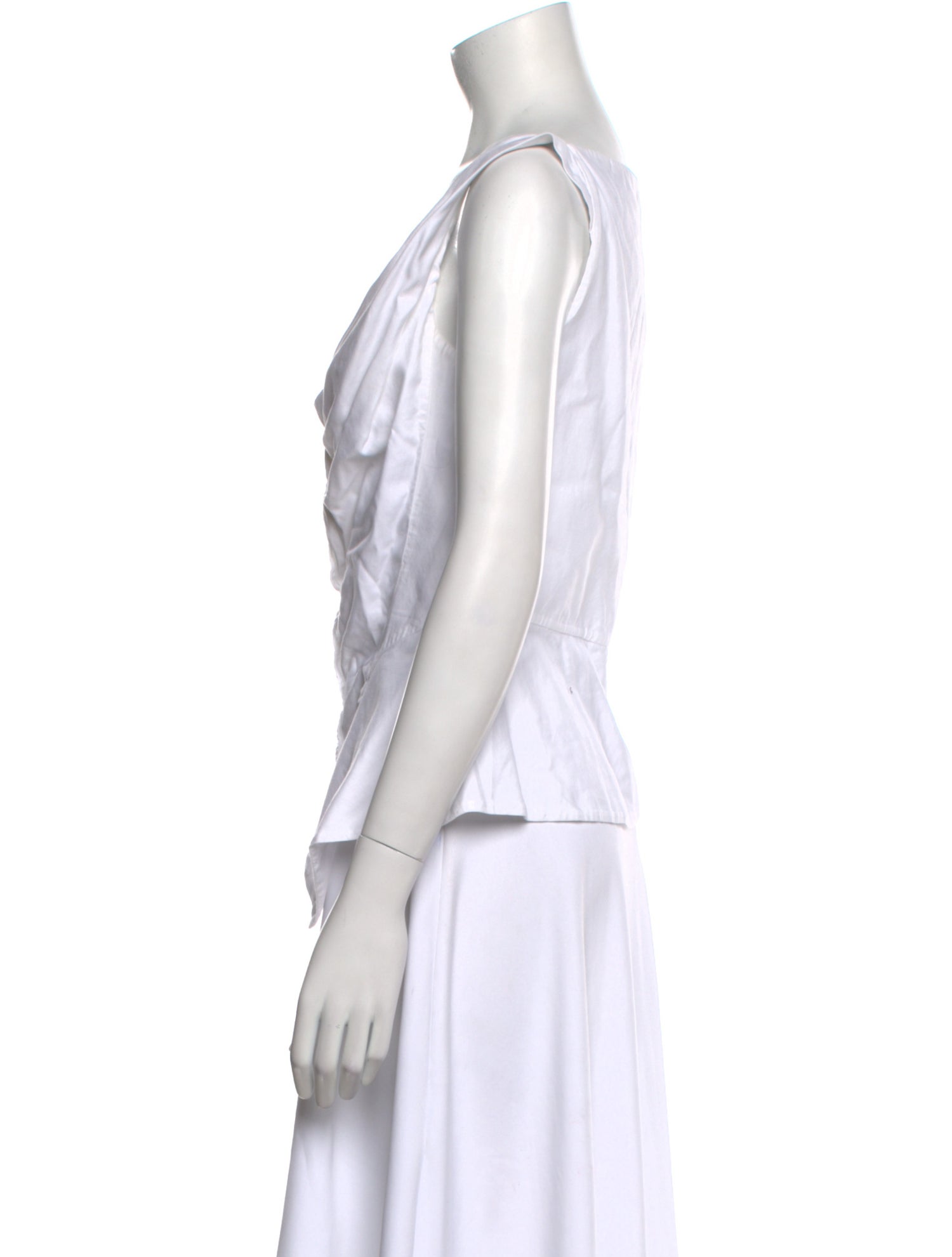 Vivienne Westwood Anglomania Cowl Neck Sleeveless Top