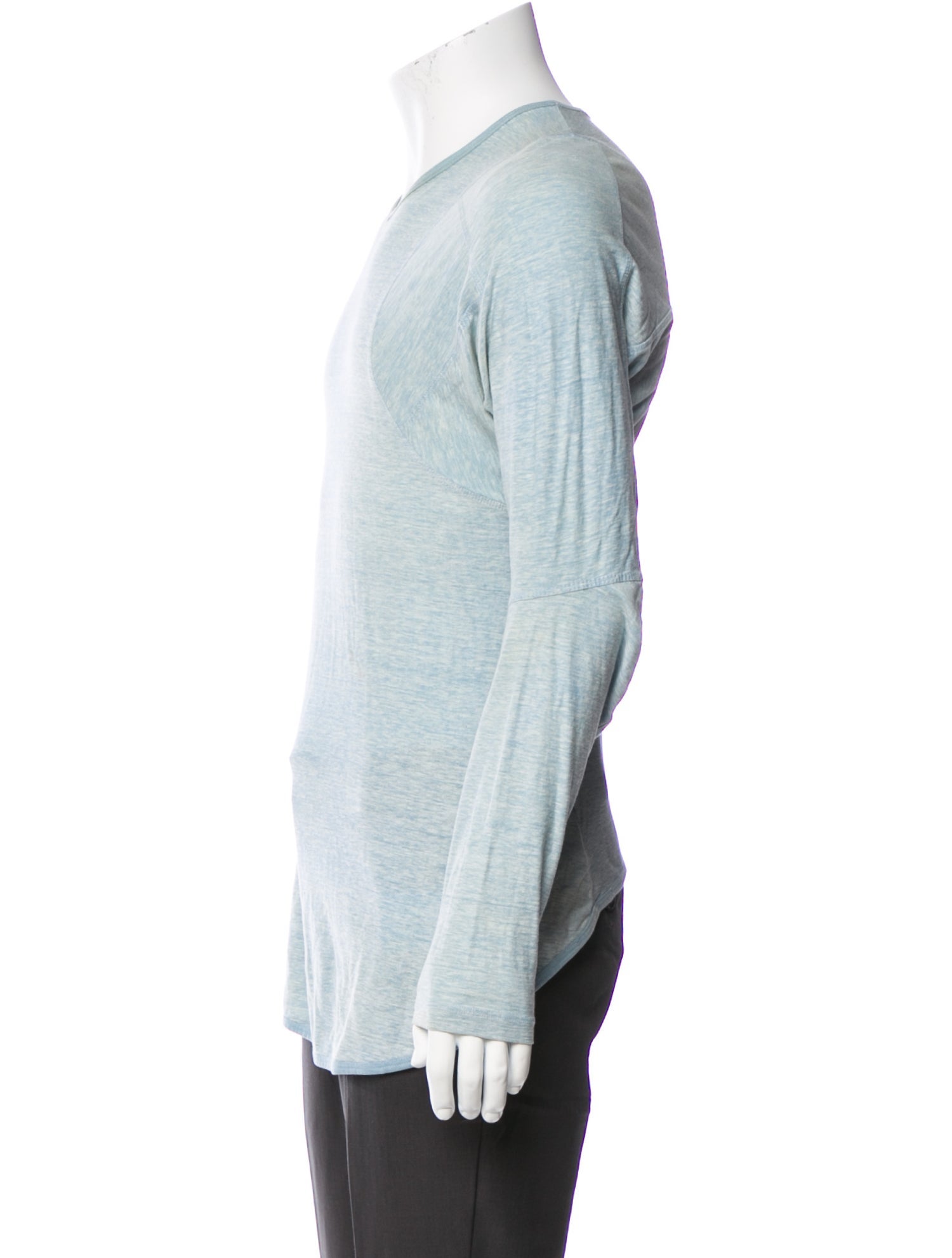 Vivienne Westwood Anglomania V-Neck Long Sleeve Henley