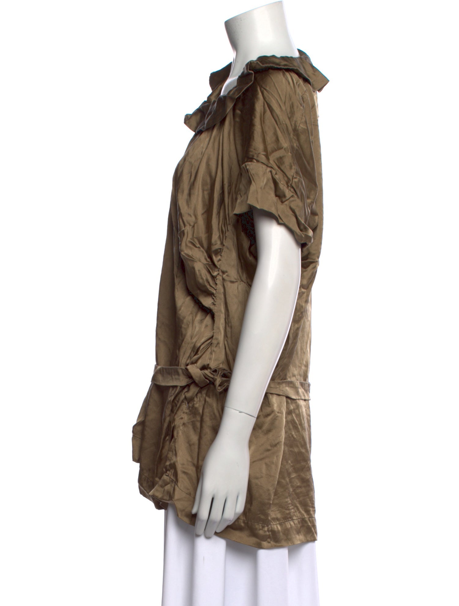 Vivienne Westwood Anglomania Scoop Neck Short Sleeve Blouse