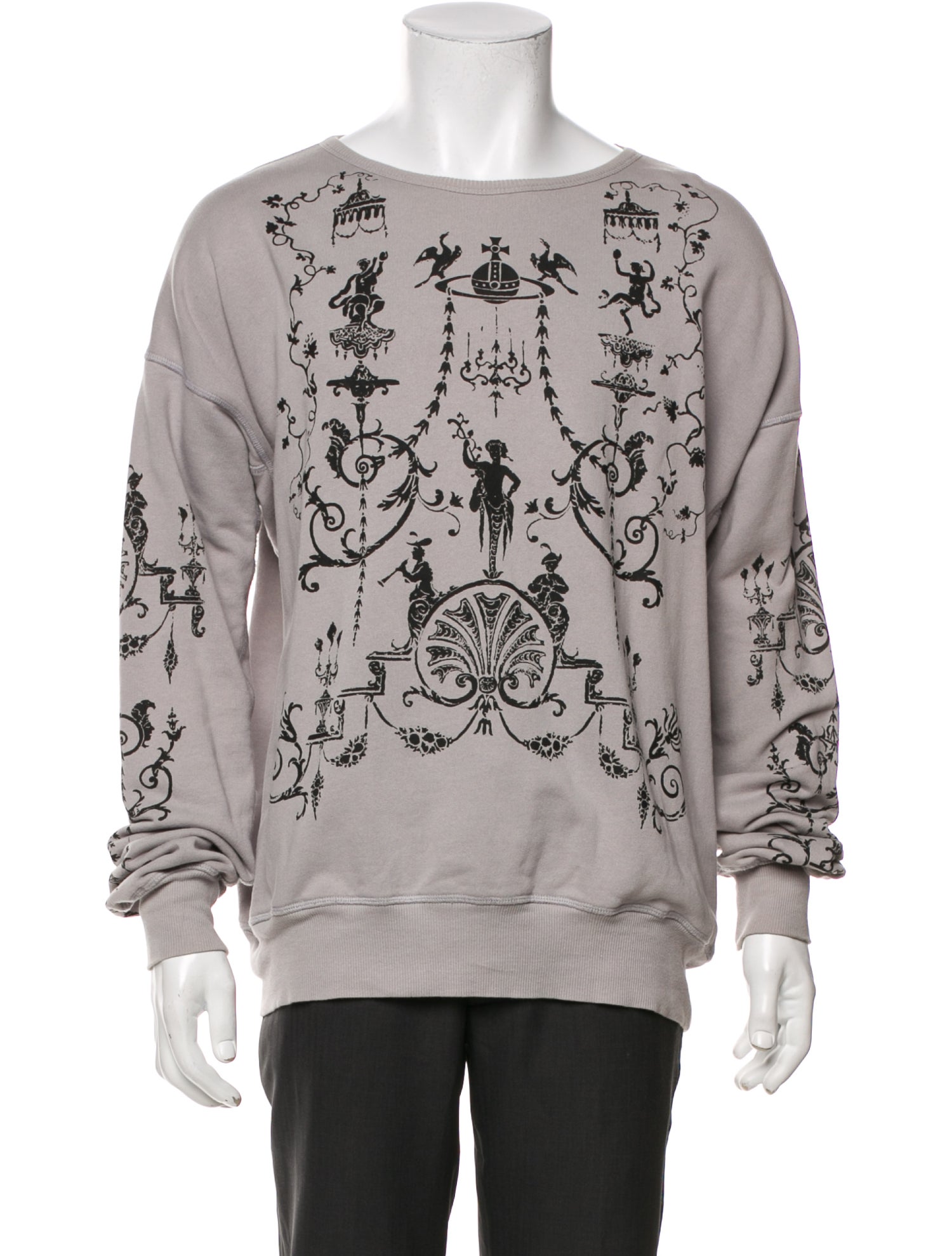 Vivienne Westwood Anglomania Printed Crew Neck Pullover