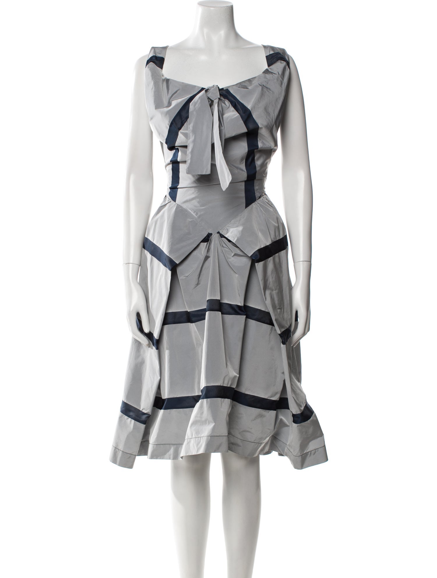 Vivienne Westwood Anglomania Square Neckline Midi Length Dress