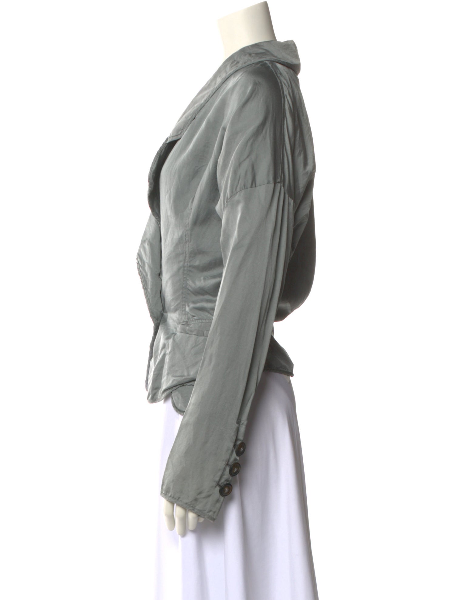 Vivienne Westwood Anglomania V-Neck Long Sleeve Blouse