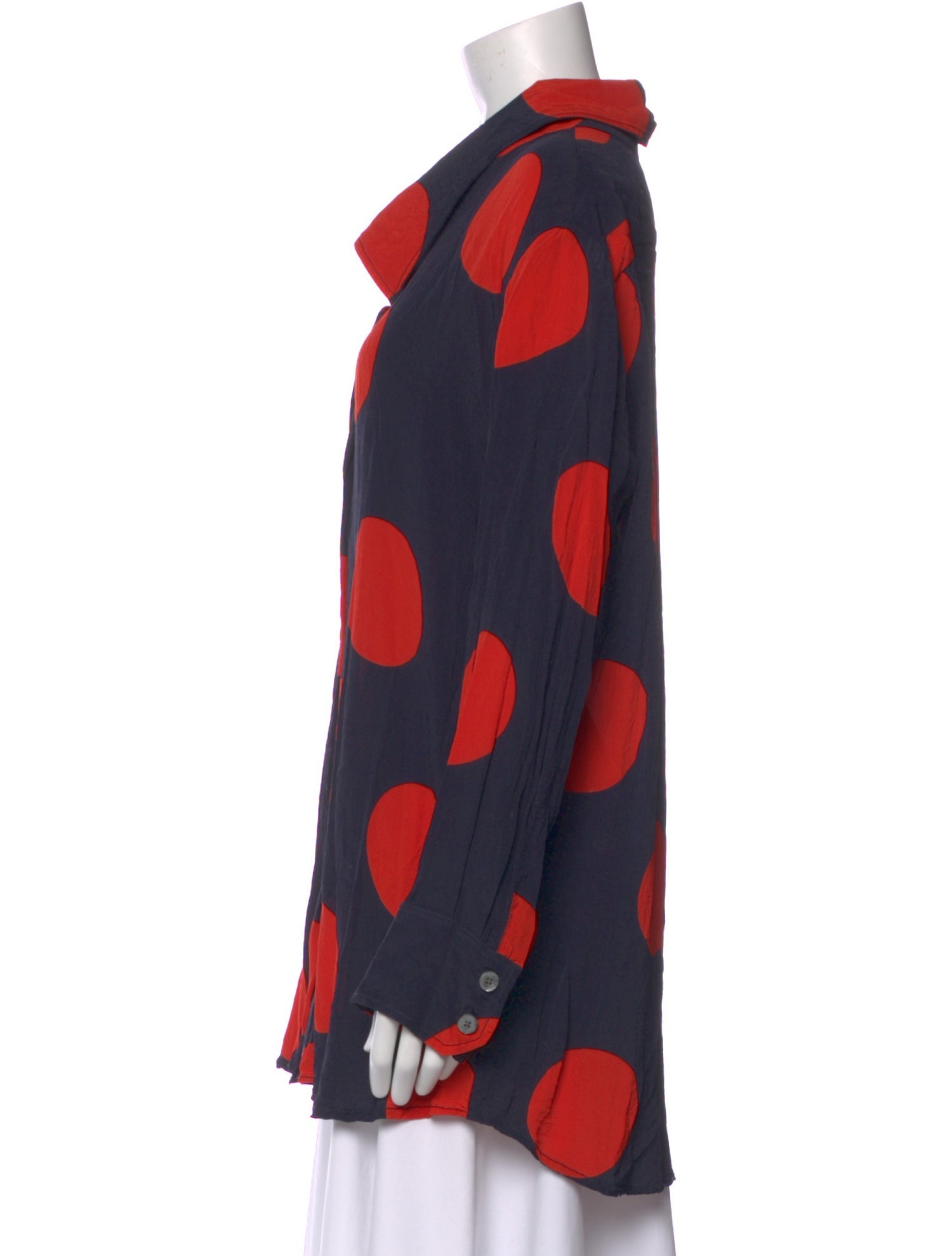 Vivienne Westwood Anglomania Vintage Polka Dot Print Blouse