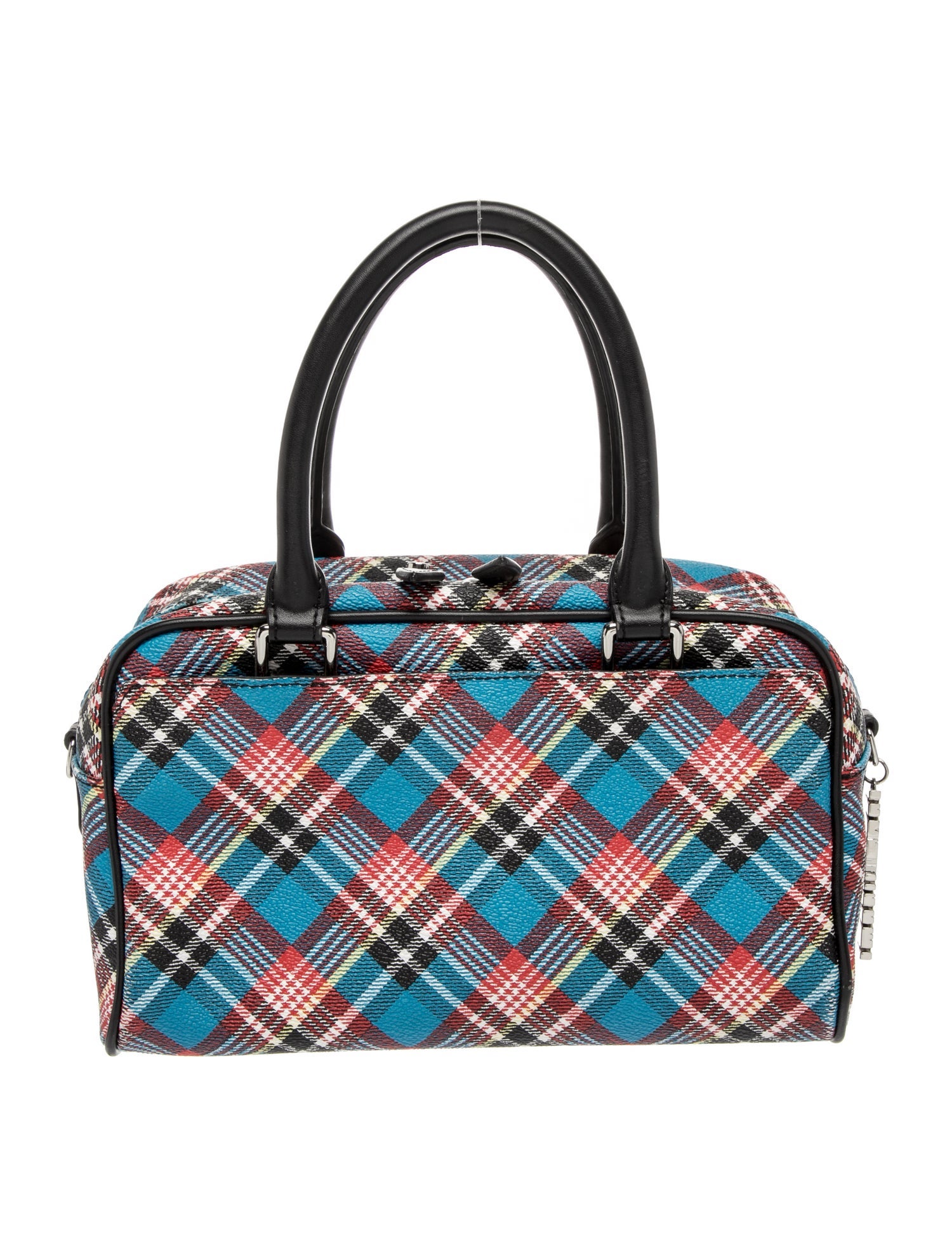 Vivienne Westwood Anglomania ■ SHUKA TARTAN 2wayバッグ PVC ブルー バッグ / バック / BAG / 鞄 / カバン ブランド 中古 [0990009727] Vivienne Westwood - Vivienne Westwood Anglomania □ SHUKA TARTAN