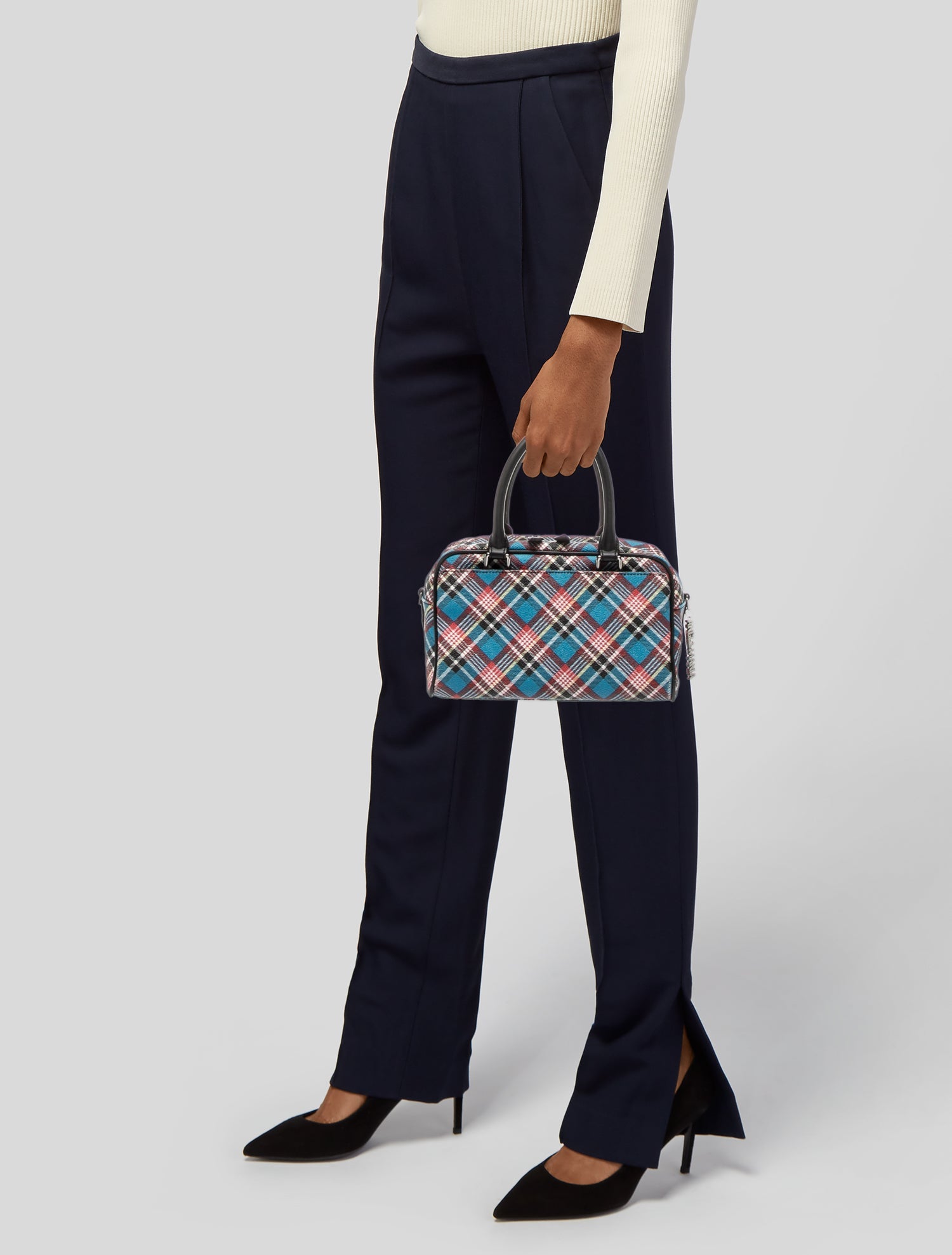 Vivienne Westwood Anglomania Top Handle Bag - Blue Handle Bags