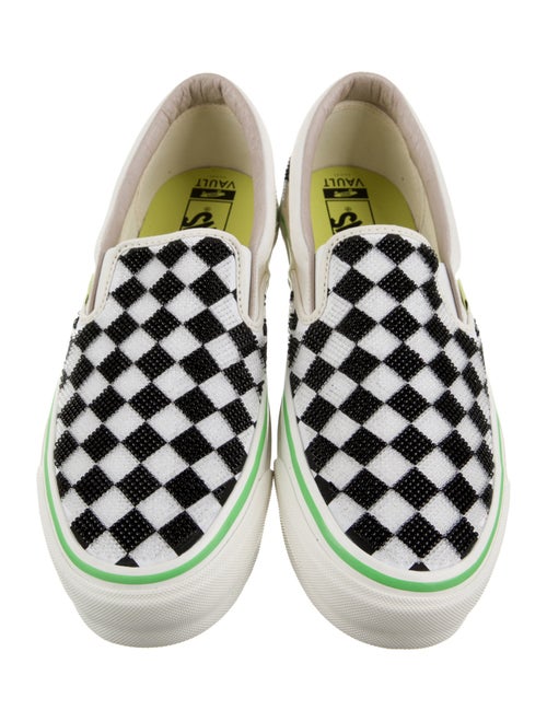 Vans x Gucci Canvas Plaid Print Loafer Sneakers