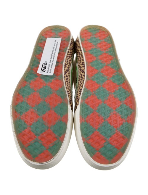 Vans x Gucci Canvas Plaid Print Loafer Sneakers