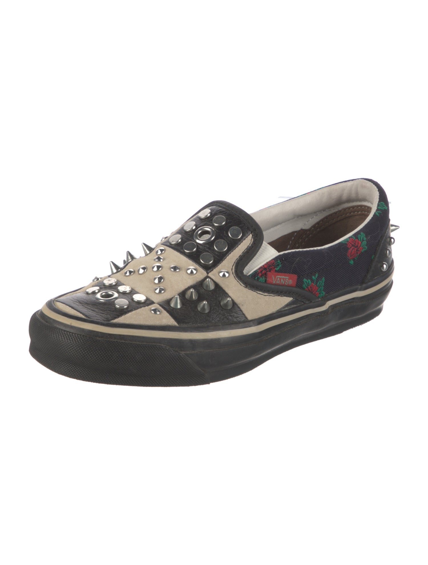 Gucci Vault Leather Printed Sneakers