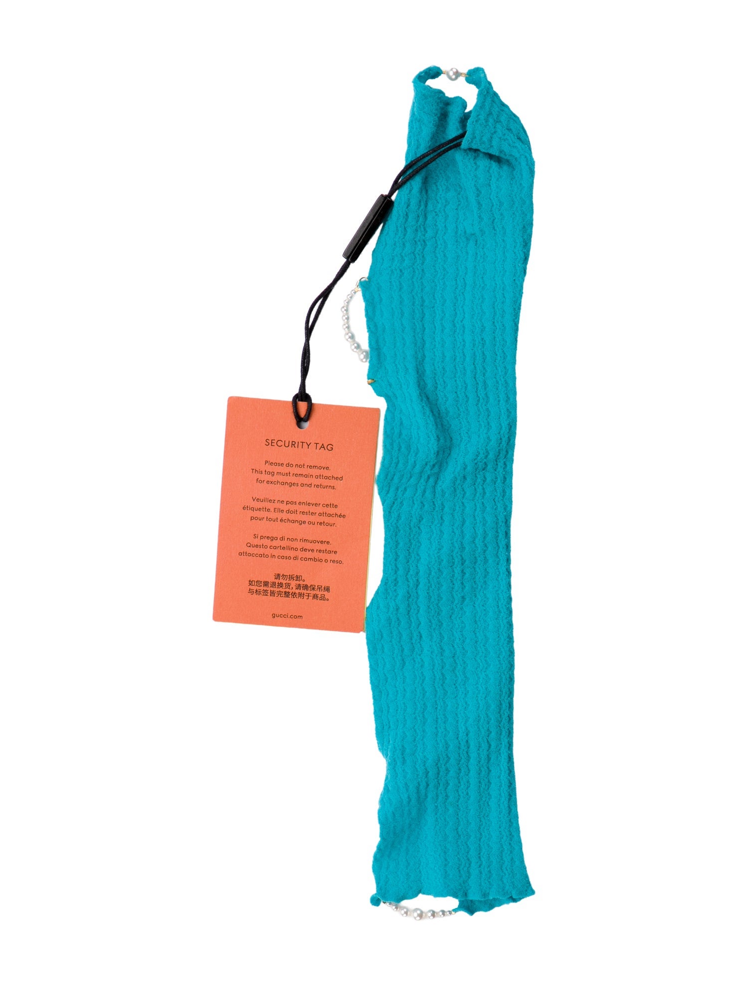 Gucci Vault Nylon Arm Sleeve With Pearls and cut-outs Accents w/Tags