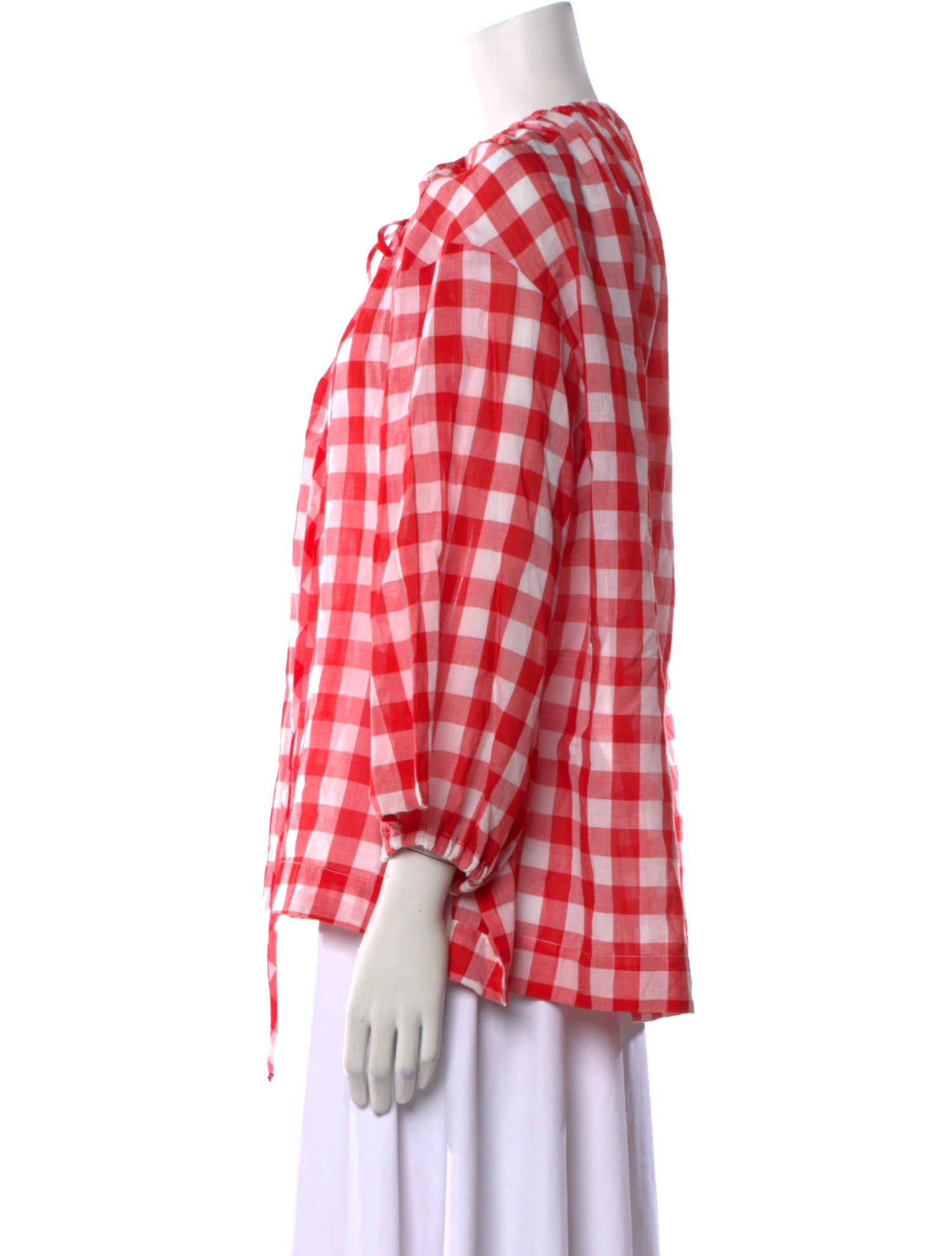 Vivienne Westwood Gold Label Plaid Print Crew Neck Blouse