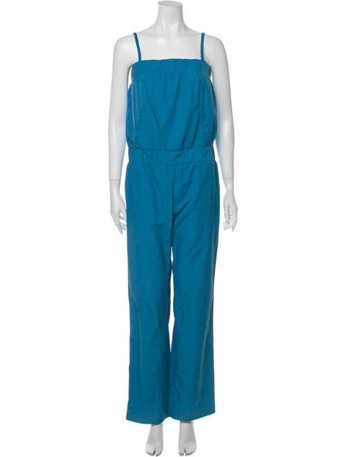 Victorinox Swiss Army Square Neckline Jumpsuit Blu