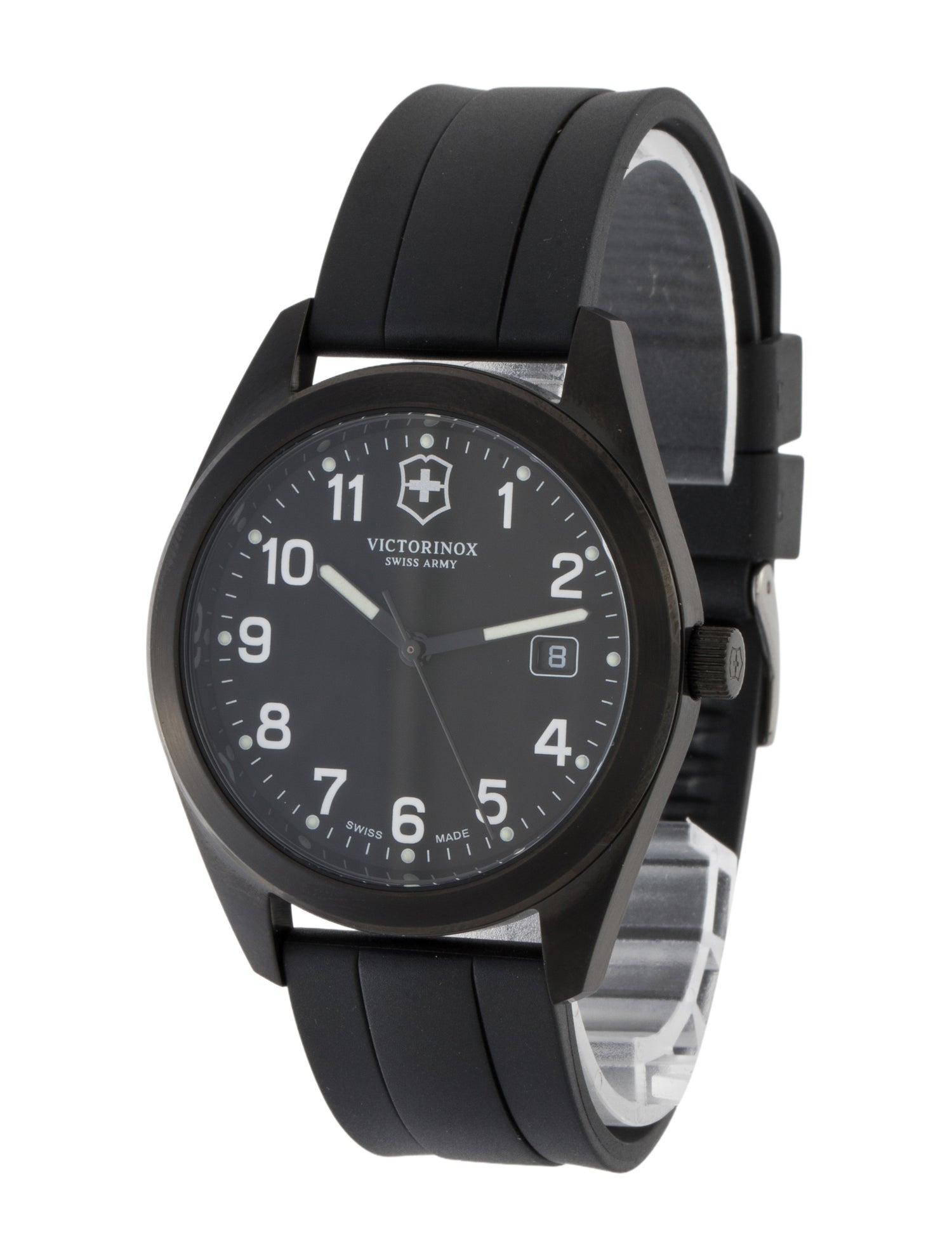 フェンディ ブラックダイヤル ウォッチ 3300L Fendi 3300L Quartz Watch Black Dial Silver Band Used