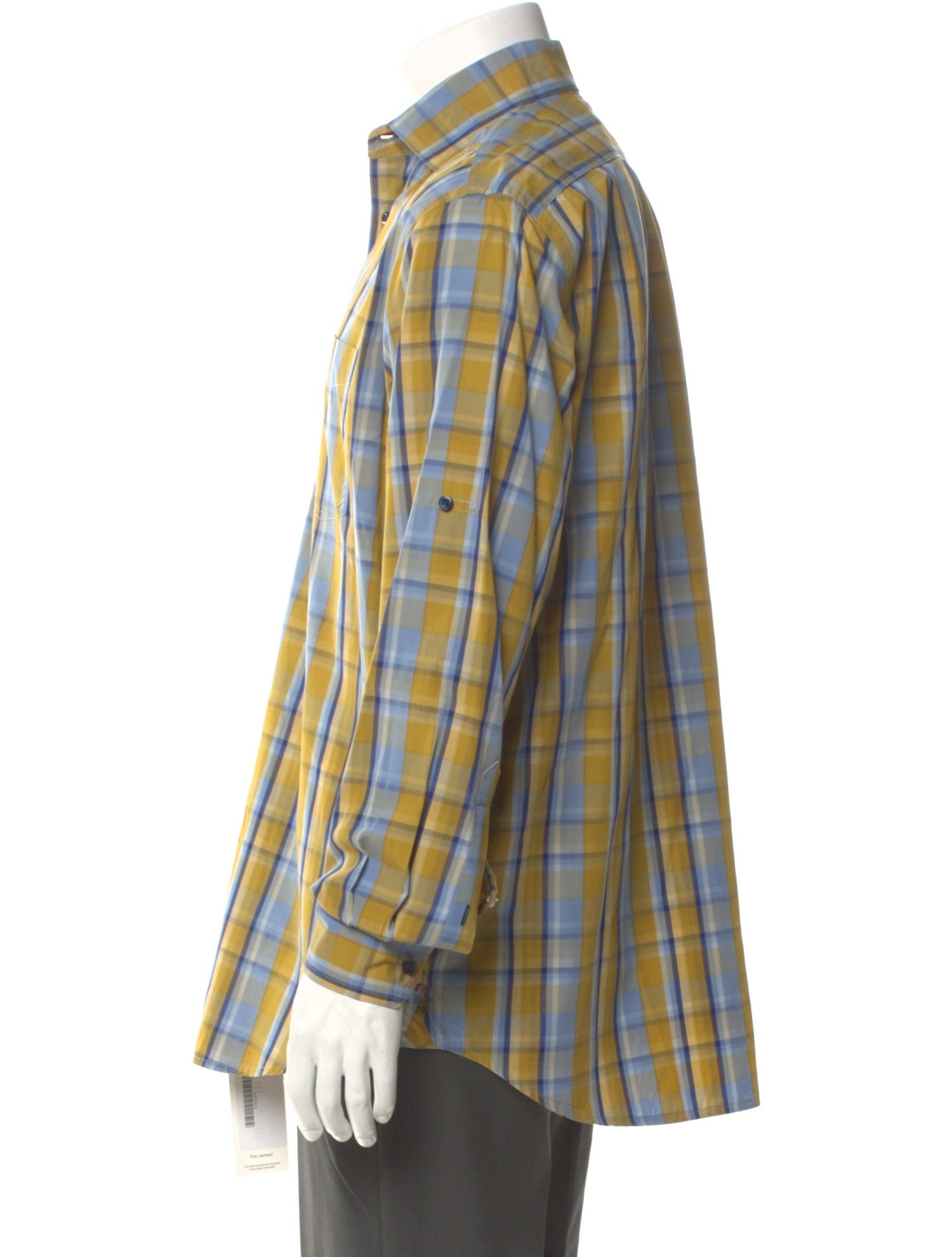 Victorinox Swiss Army Plaid Print Long Sleeve Shirt